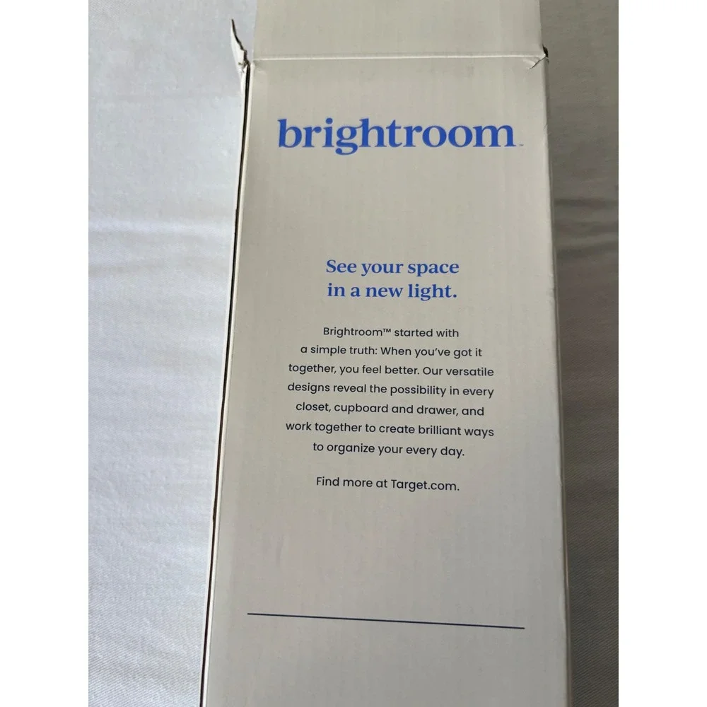 Brightroom Expandable Drawer Dividers White 2 Count 15.2 to 21.1 Inches New